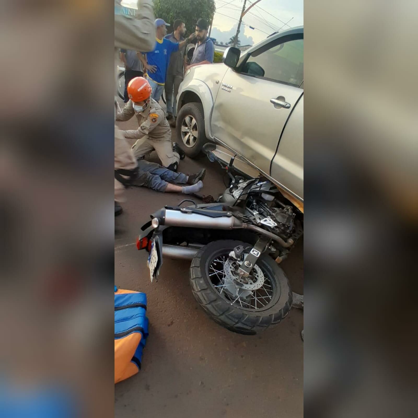 Imagem de compartilhamento para o artigo Avenida Kendi Nakai registra dois acidentes em menos de 1 hora em Costa Rica da MS Todo dia